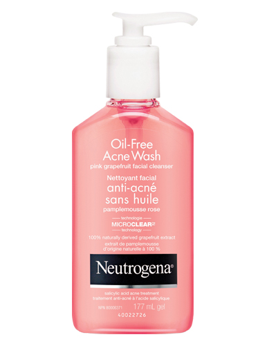 NEUTROGENA Oil-Free Acne Wash Pink Grapefruit Facial Cleanser